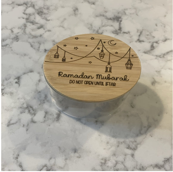 Ramadan Mubarak Jar Lid