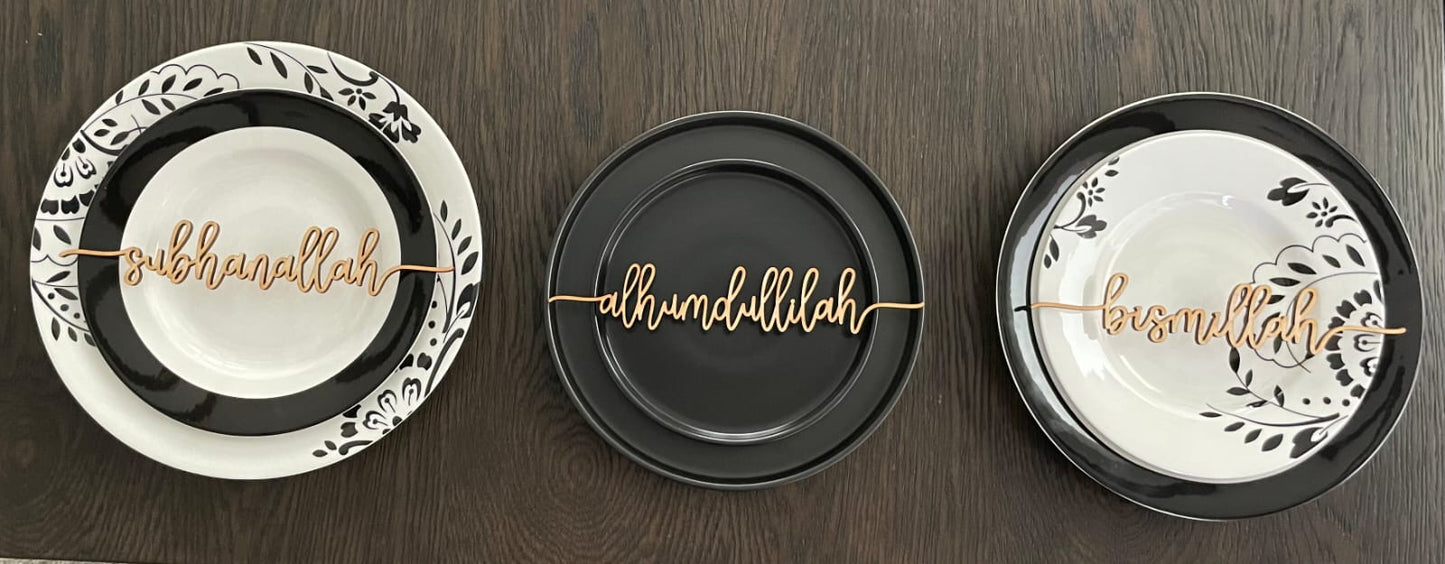 Table Accent Words – Set of 3
