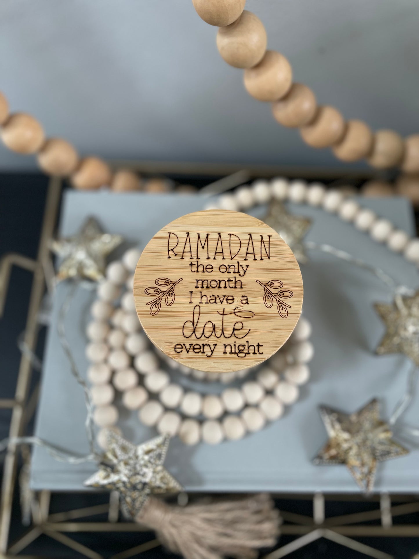 Ramadan “Date Night” Engraved Jar