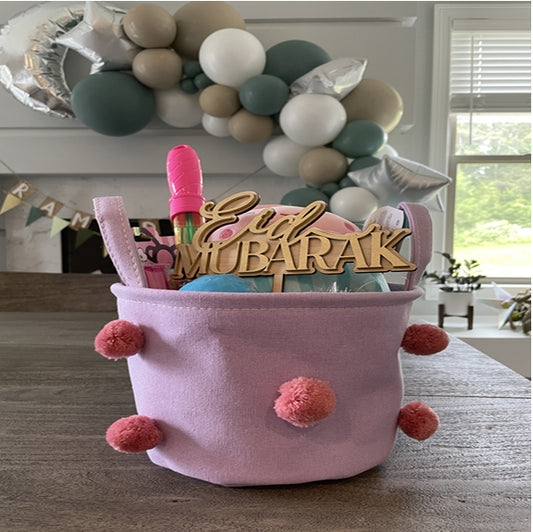 Eid Mubarak Basket Topper